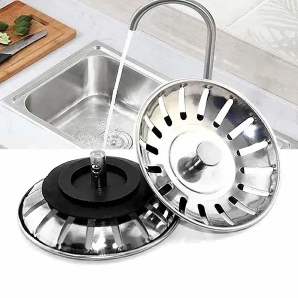Stainless Steel Pool Bathtub Hair Catcher Stopper Bathroom Sink Strainer Waste Sink Filter Plug Kitchen Sink Accessories Tools 2