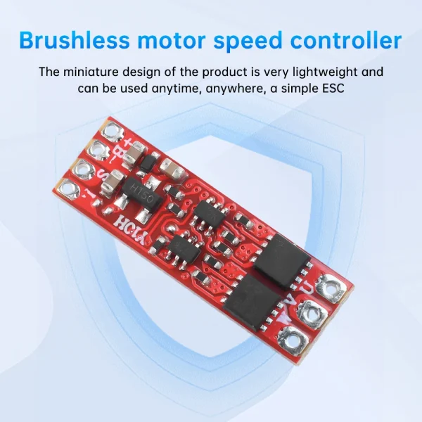 2S-3S 8A Mini Brushless Motor Driver Board DC5V-16V 8A Micro Airplane Brushless ESC Brushless Motor Regulator Drive Module 3