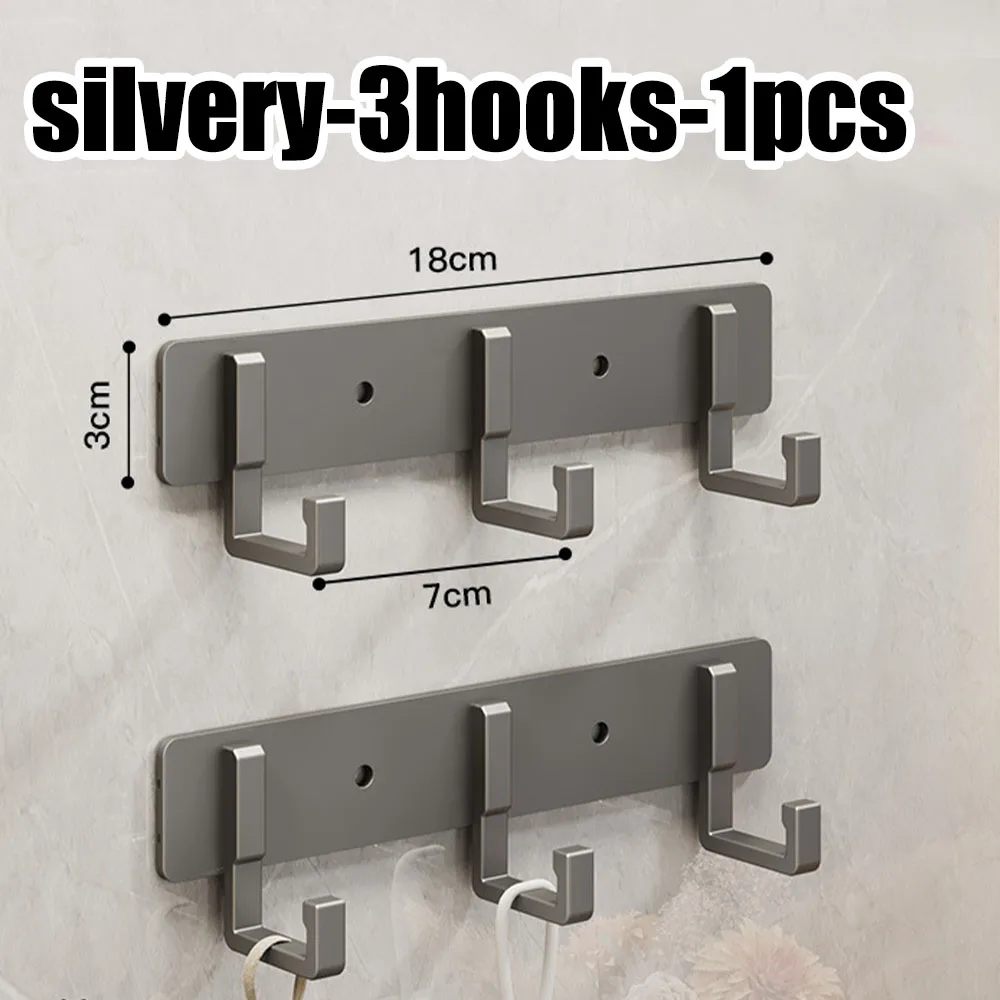 silvery-3hooks-1pcs